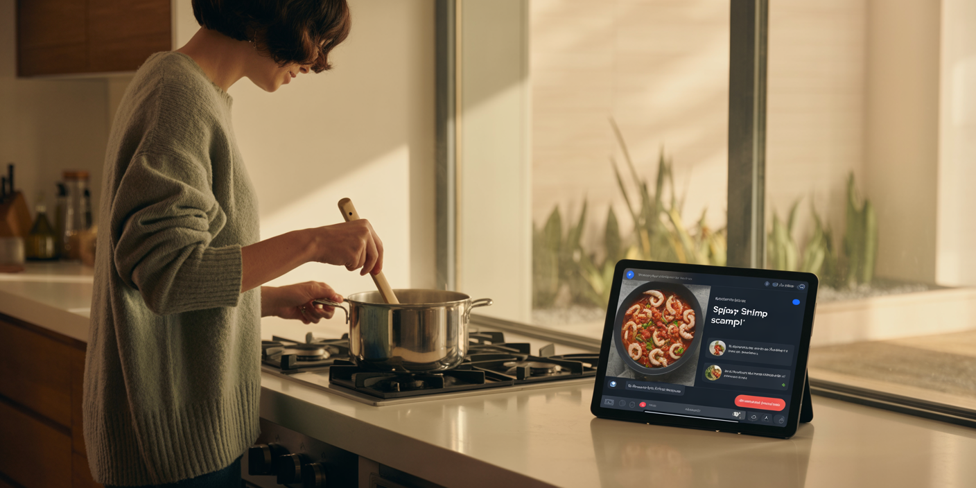 Cook With Me: Real-Time Recipes